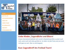 Tablet Screenshot of jugendtreff-am-freibad.de